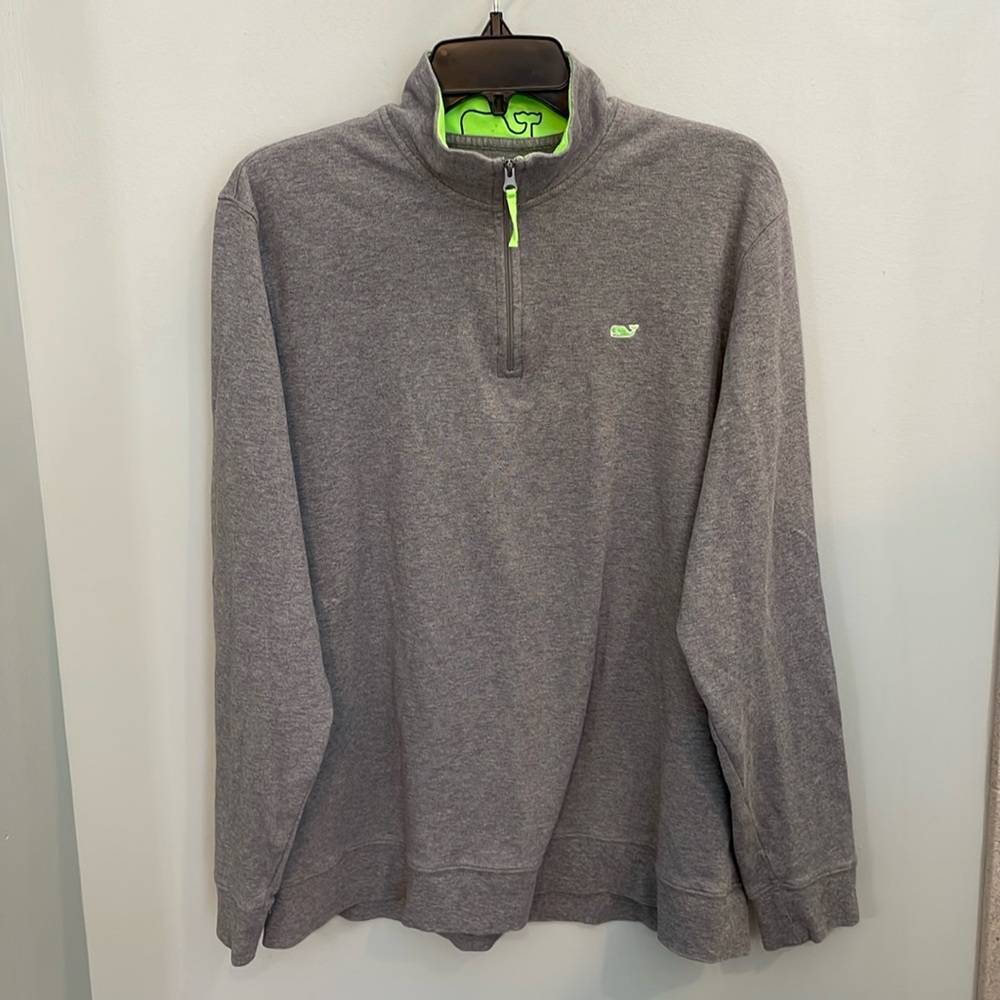 Vineyard Vines Men’s Gray quarter zip